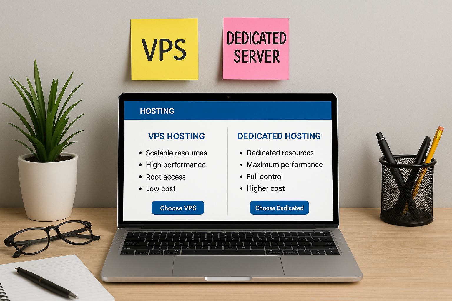 Сравнение VPS и выделенного сервера